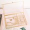Home Details Vintage 4 Compartment Glass Keepsake Box in Gold 27151-GOLD - alternate 4
